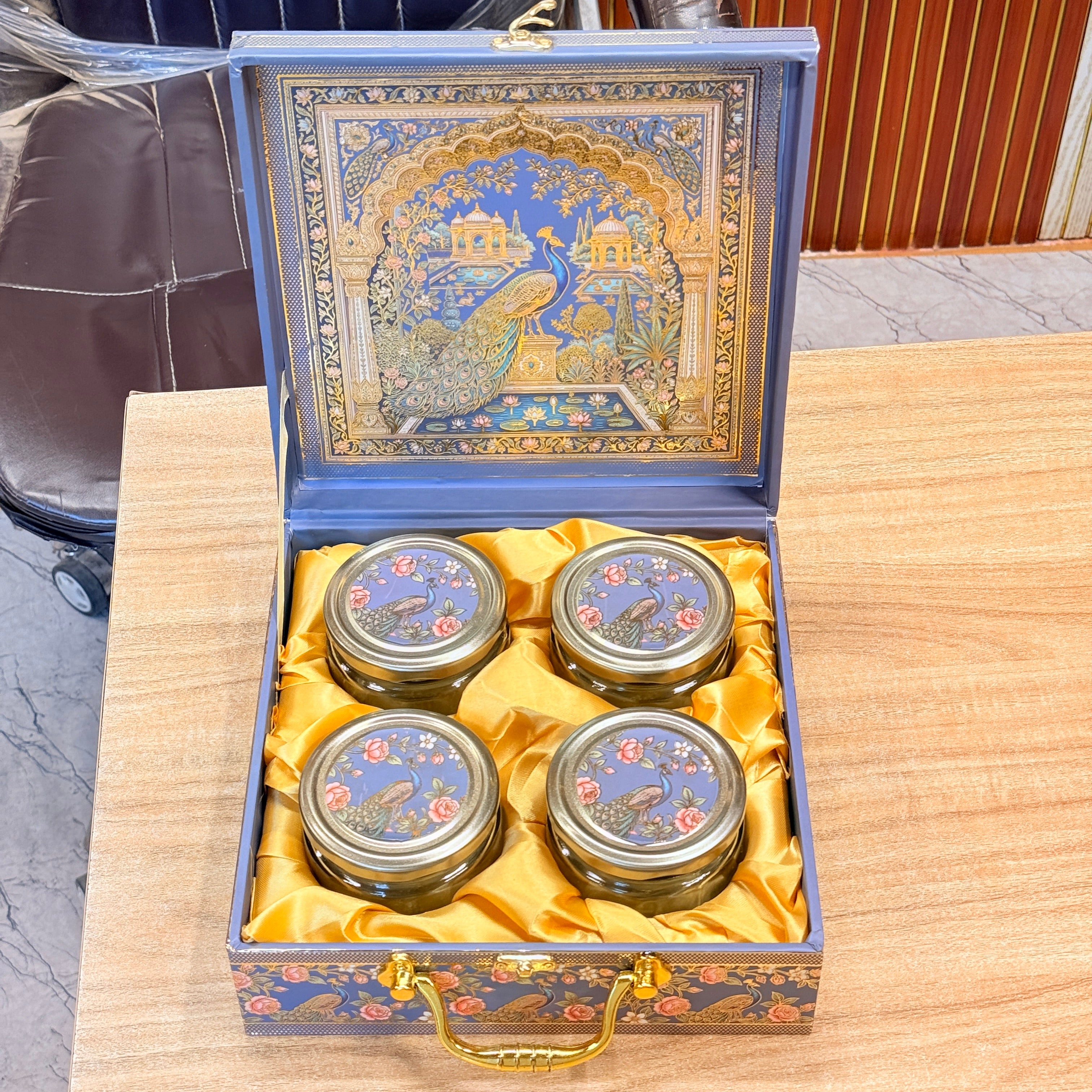 4 jar Royal Peacock Scodix Premium MGI Gift Box