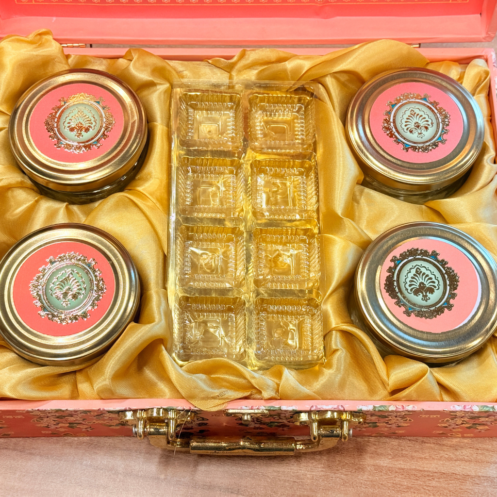 6 Jar MGI Mughal Royale Printed Gift Box