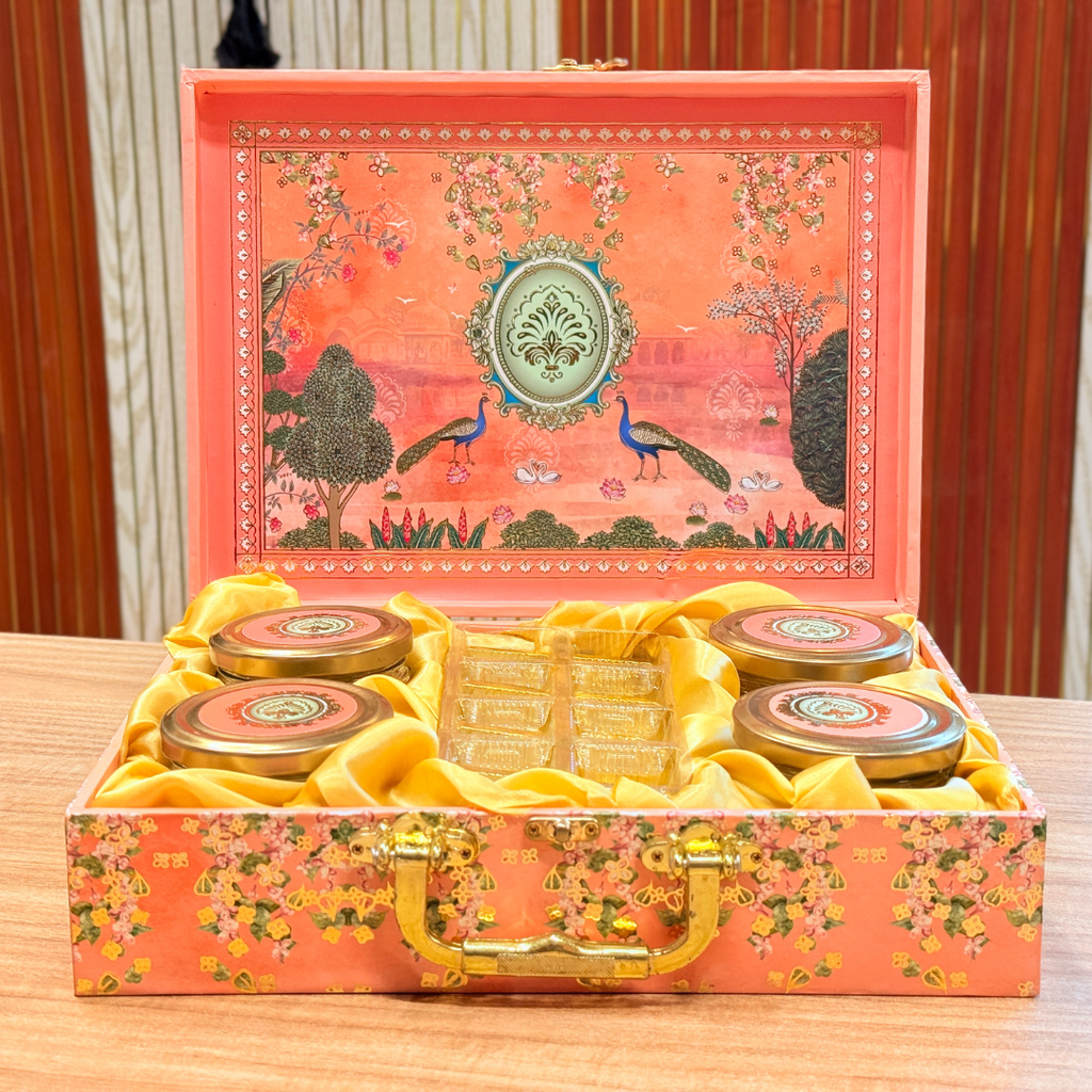 6 Jar MGI Mughal Royale Printed Gift Box