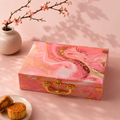 4 JAR 8 Cavity Pink FOIL Blush Marble Royale  PRINT Gift Box