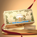 3 JAR YELLOW MGI Royal Heritage Peacock PRINT GIFT BOX