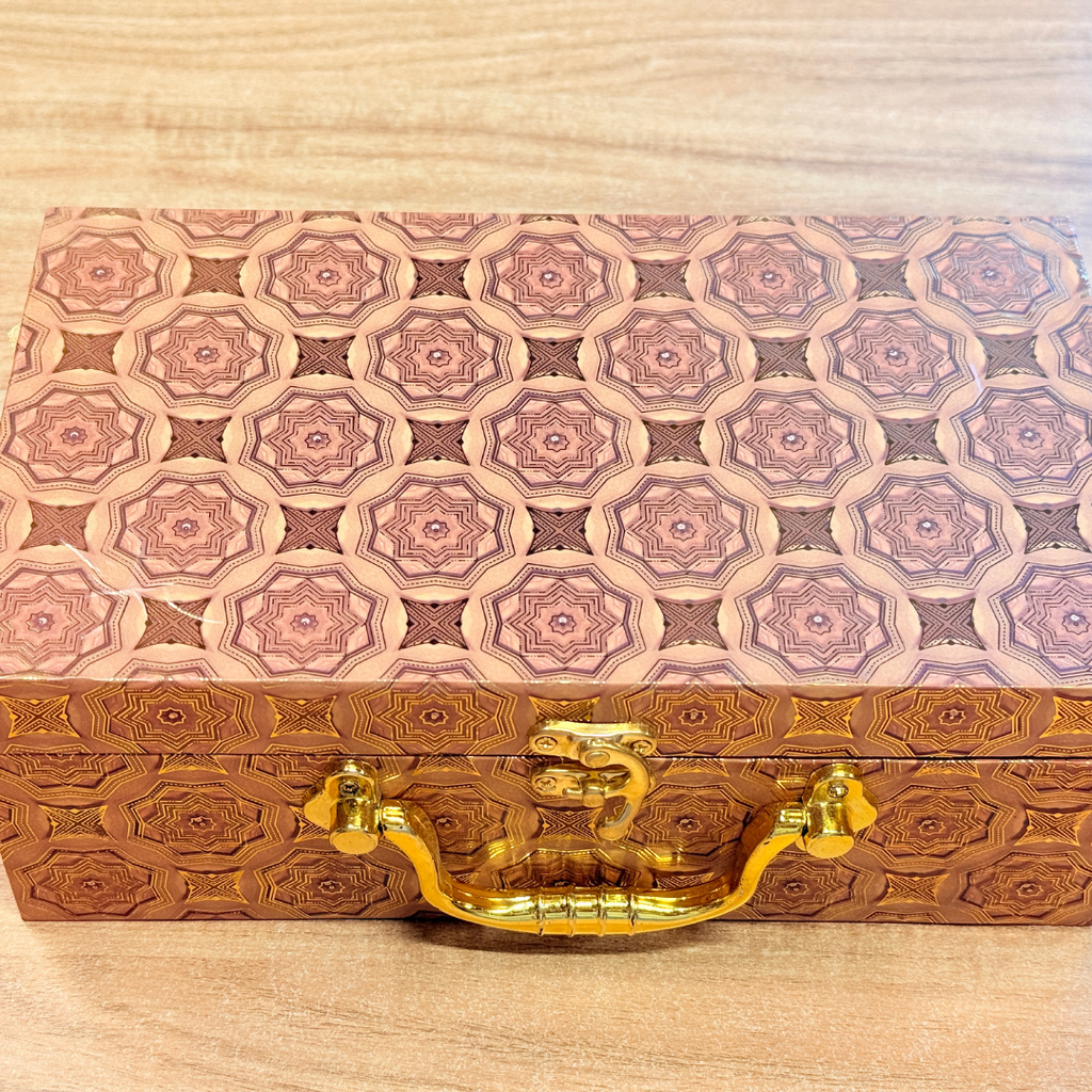 2 Jar Foil Print Heritage Mosaic  Gift Box