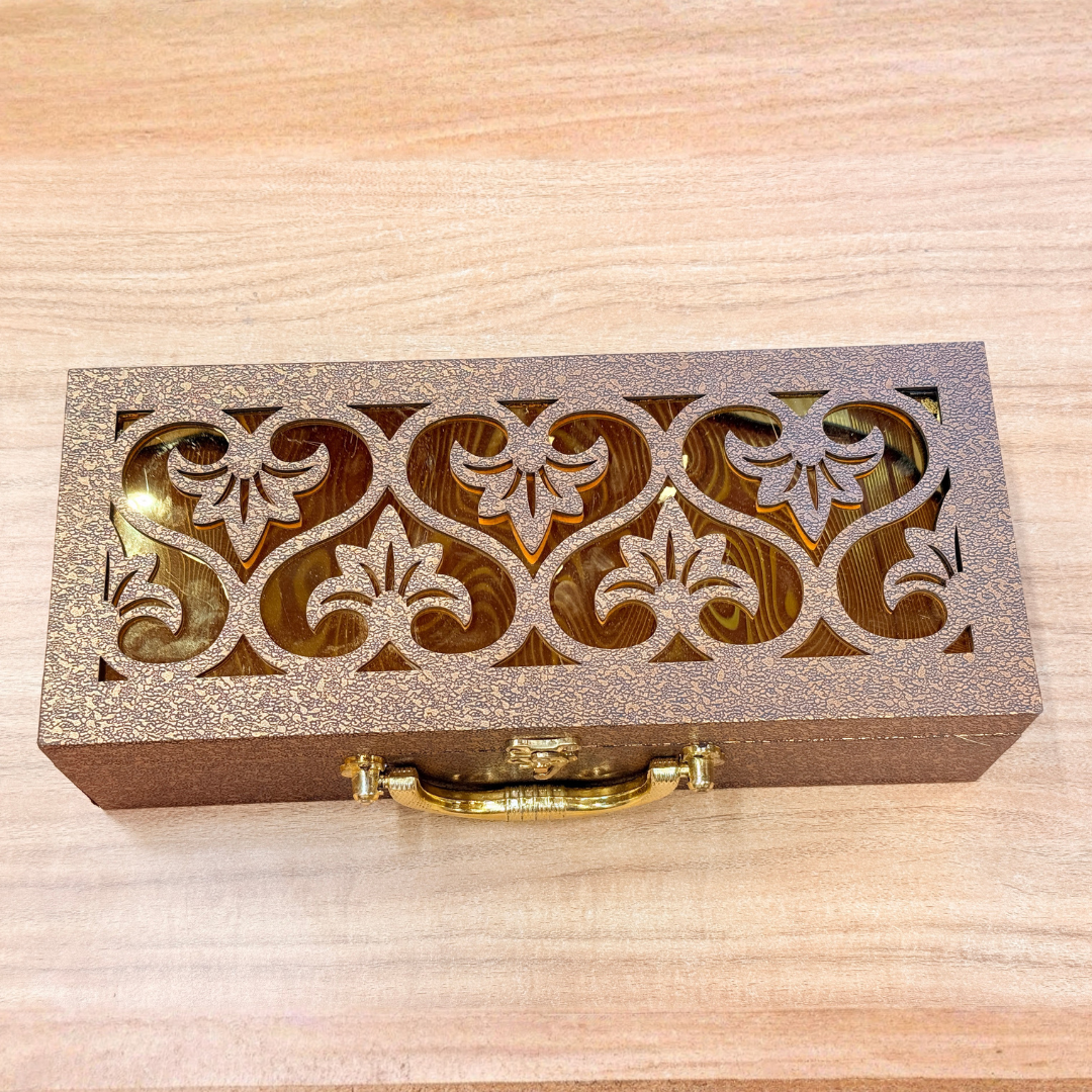 3 Jars Laser Cut Royal MDF Gift Box