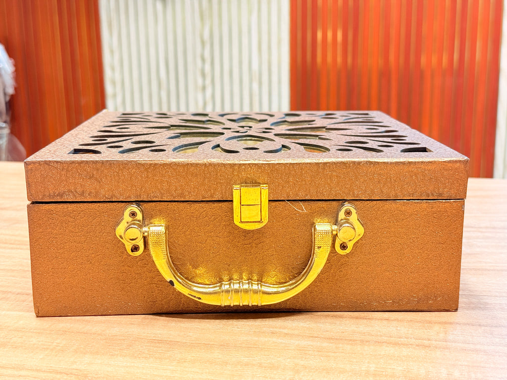 4 Jar Munda Laser-Cut Italian Paper Hamper Box