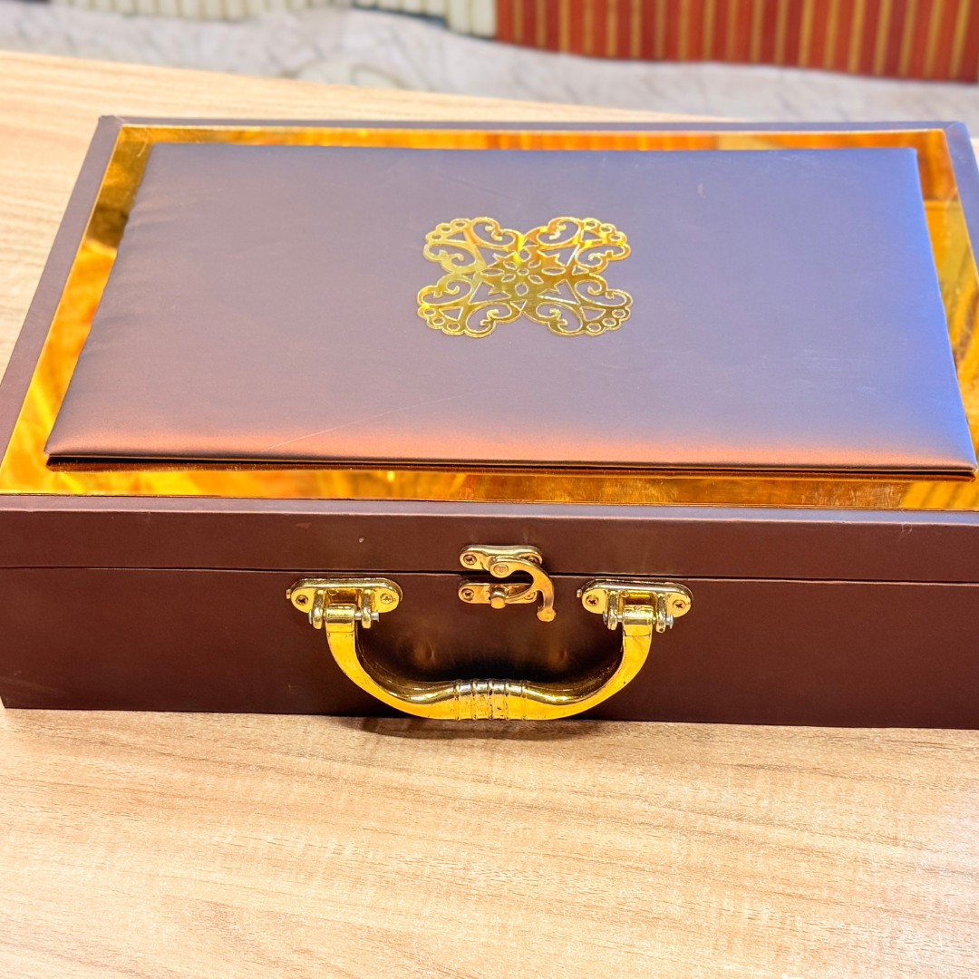 6 JAR RAXINE Royal Heritage Leatherette  GIFT Box