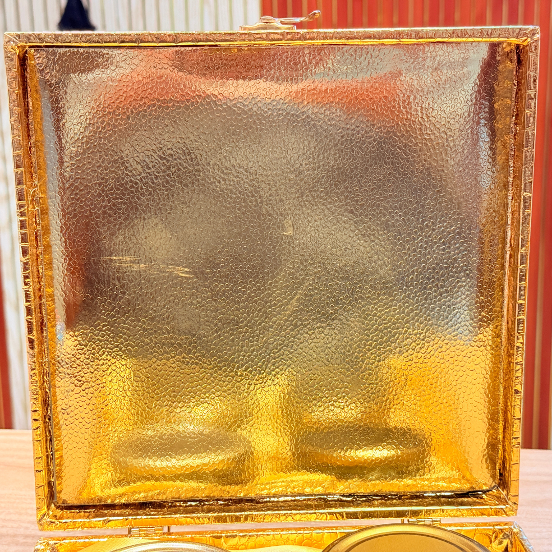 4 Jar Laser Cut Wedding Suvarna Vivaah Customized box