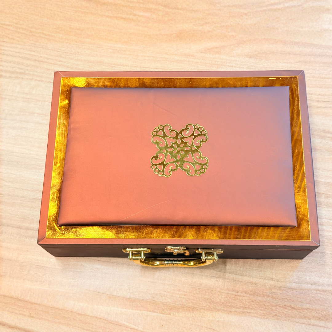 6 JAR RAXINE Royal Heritage Leatherette  GIFT Box