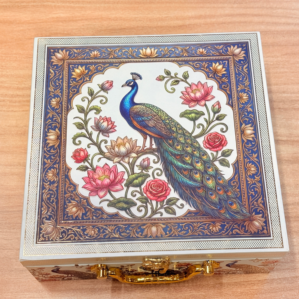 4 Jar MGI Royal Peacock Heritage  Gift Box