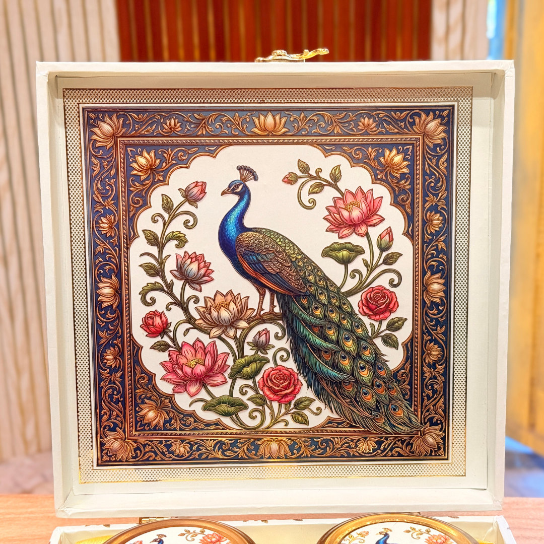 4 Jar MGI Royal Peacock Heritage  Gift Box