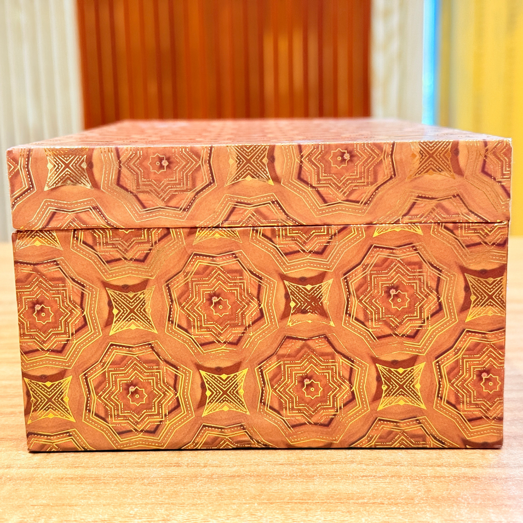 2 Jar Foil Print Heritage Mosaic  Gift Box