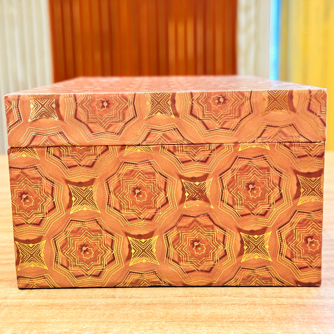 2 Jar Foil Print Heritage Mosaic  Gift Box