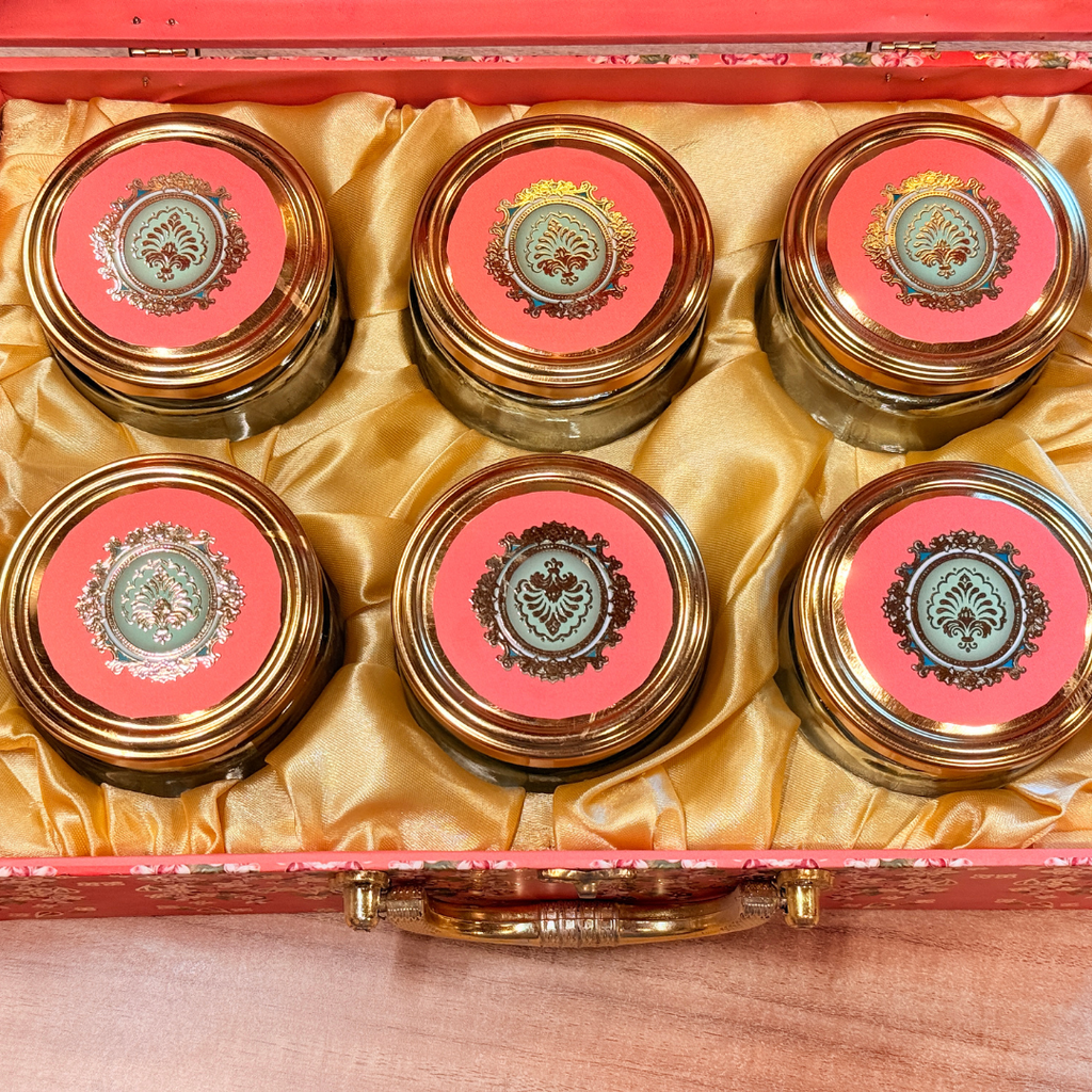 6 Jar MGI Mughal Royale Printed Gift Box