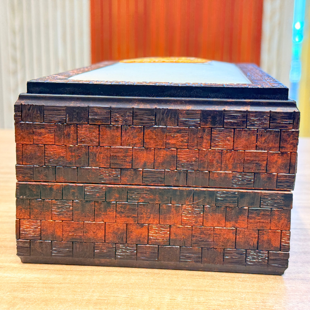 2 Jar Molding Earth wood Luxe  Gift Box