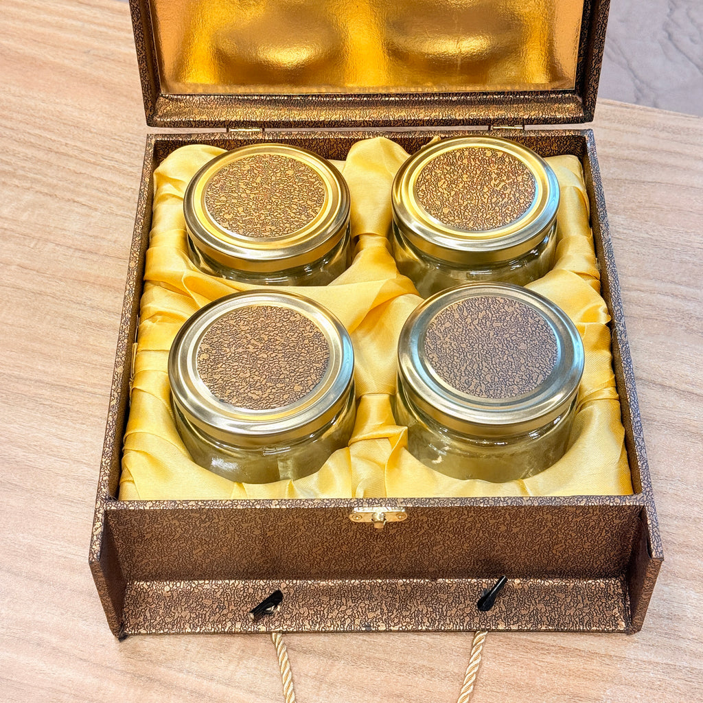 4 Jar Laser-Cut Carry Bag Style Box