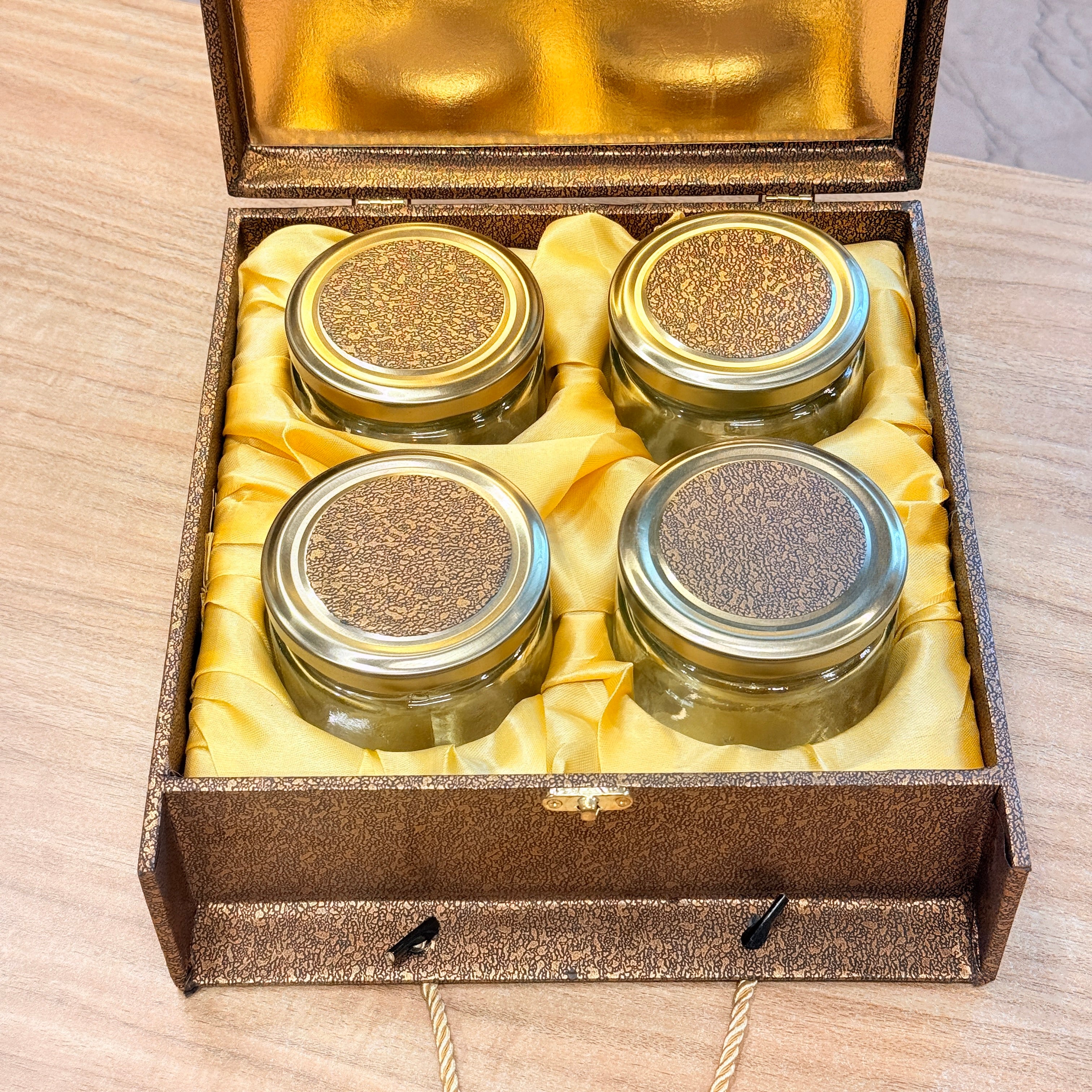 4 Jar Laser-Cut Carry Bag Style Box