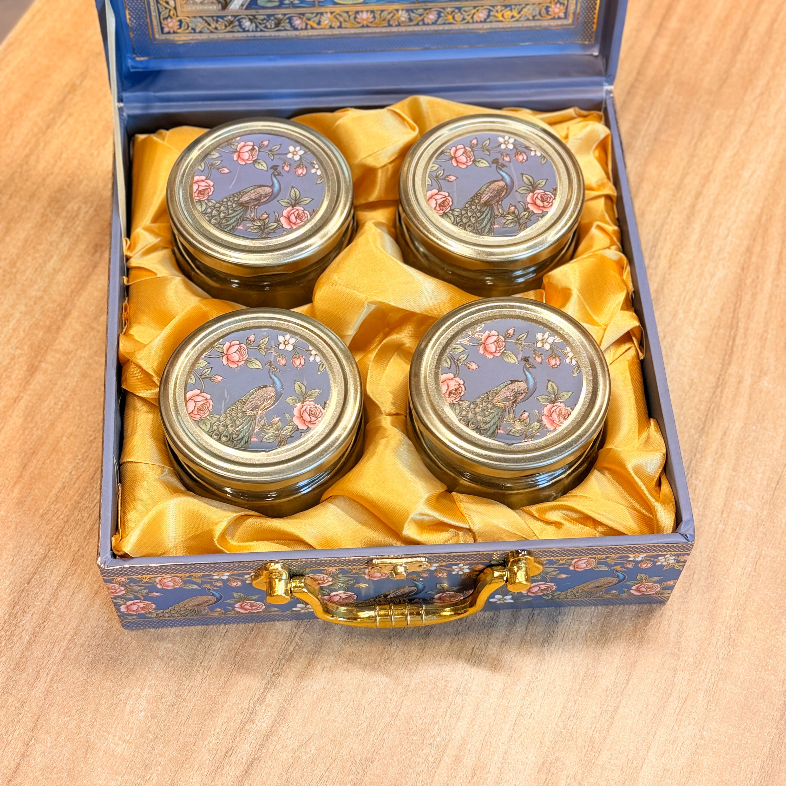 4 jar Royal Peacock Scodix Premium MGI Gift Box