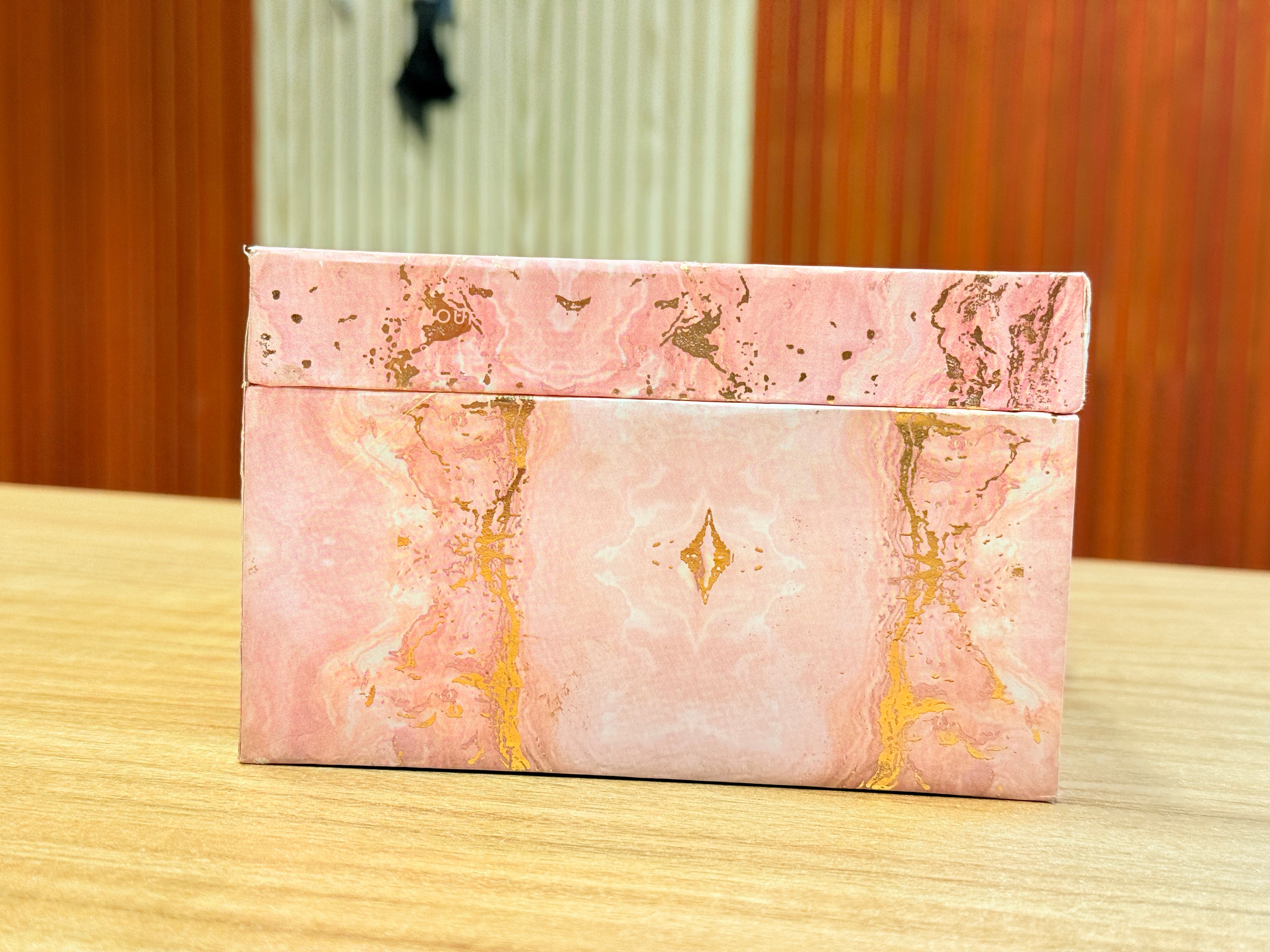 2 Jars Pink Foil Hamper Gift Box