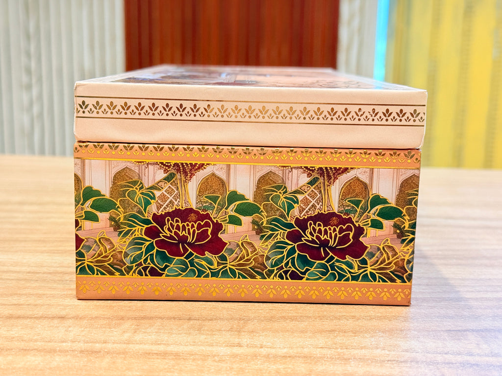 3 JAR Pink Peacock MGI Royal Heritage PRINT GIFT BOX