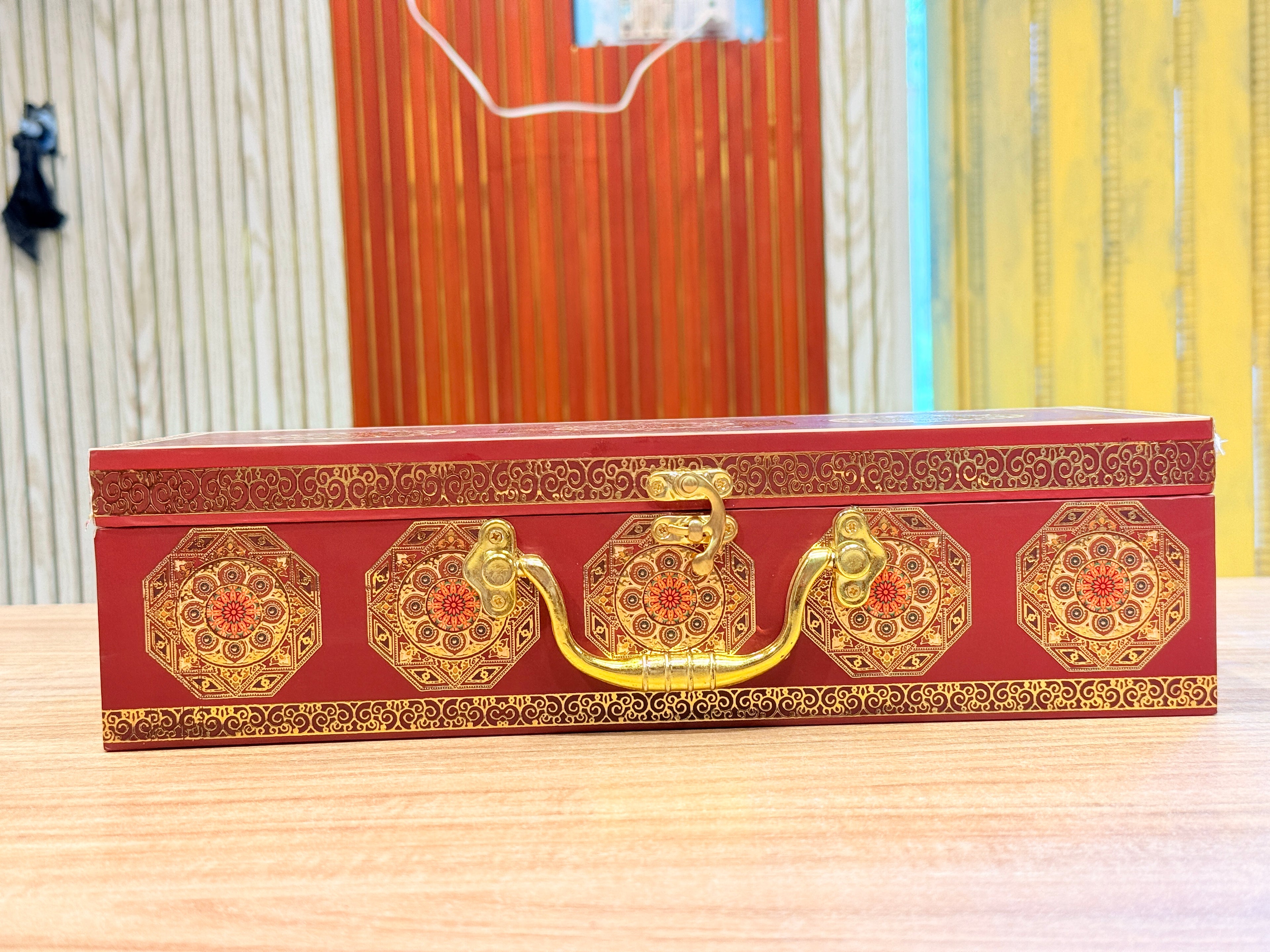 3 JAR MAROON MGI Royal Heritage PRINT GIFT BOX