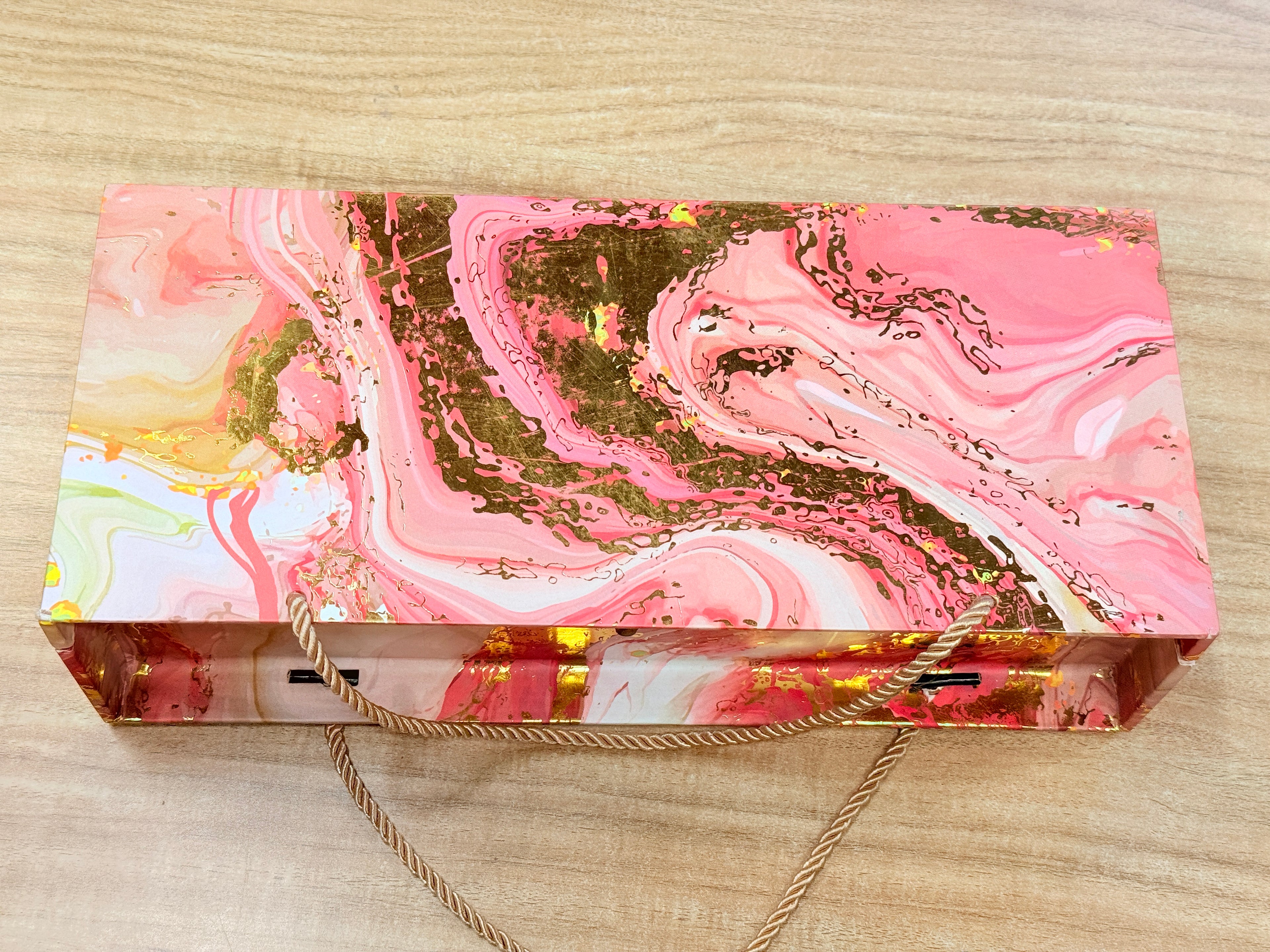 3 Jar Pink Carry Bag Style  Box
