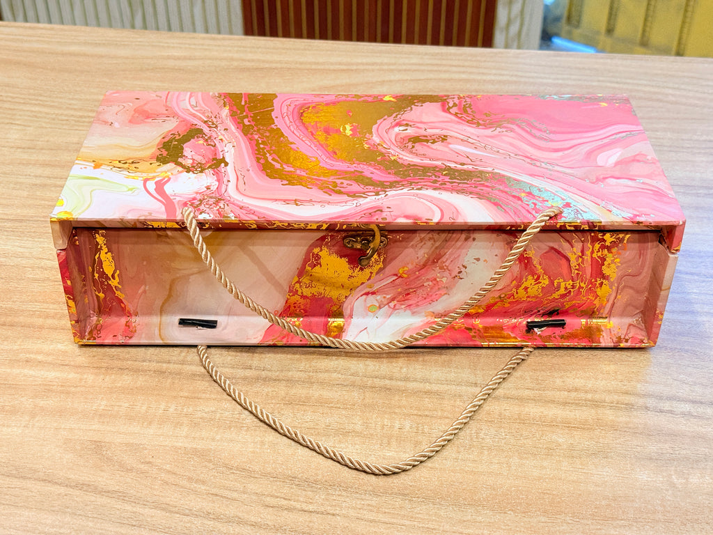 3 Jar Pink Carry Bag Style  Box