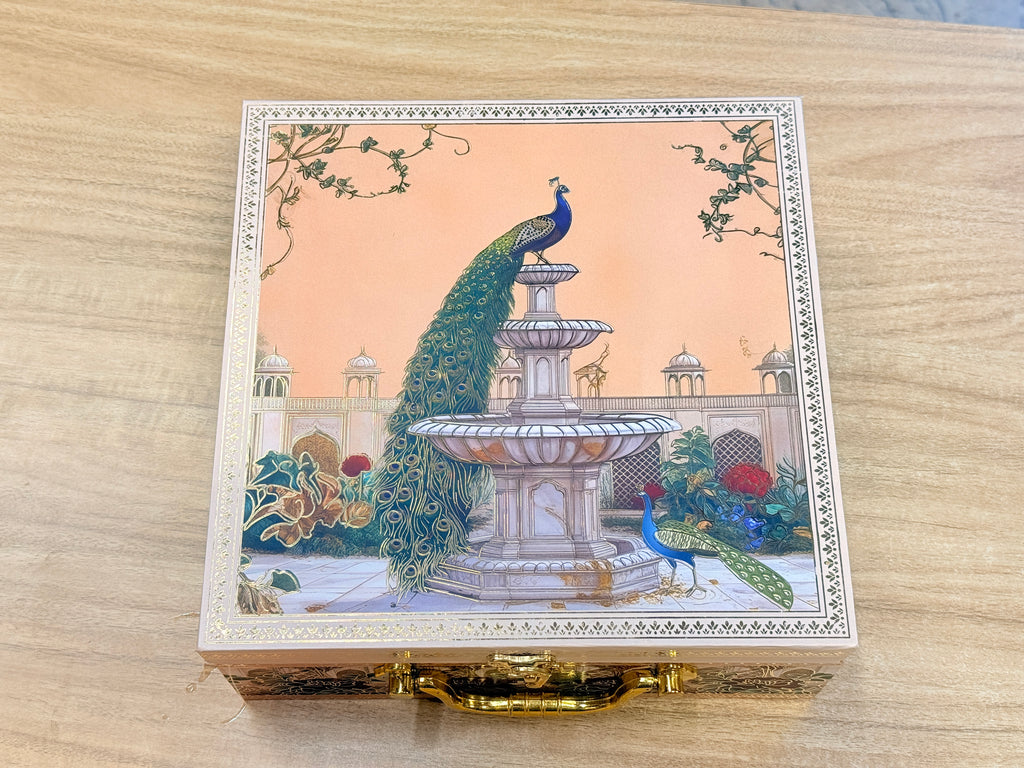 4 Jar Pink Peacock MGI Heritage Hamper Box