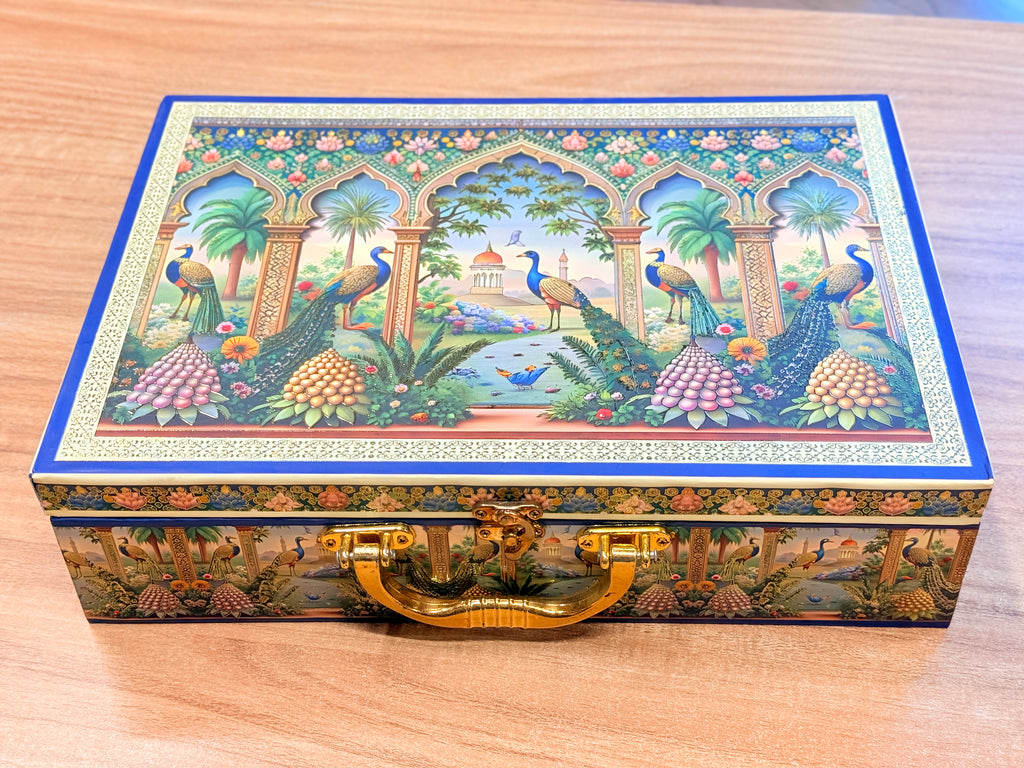 6 Jars BLUE Royal Peacock Premium MGI Hamper Box 🦚