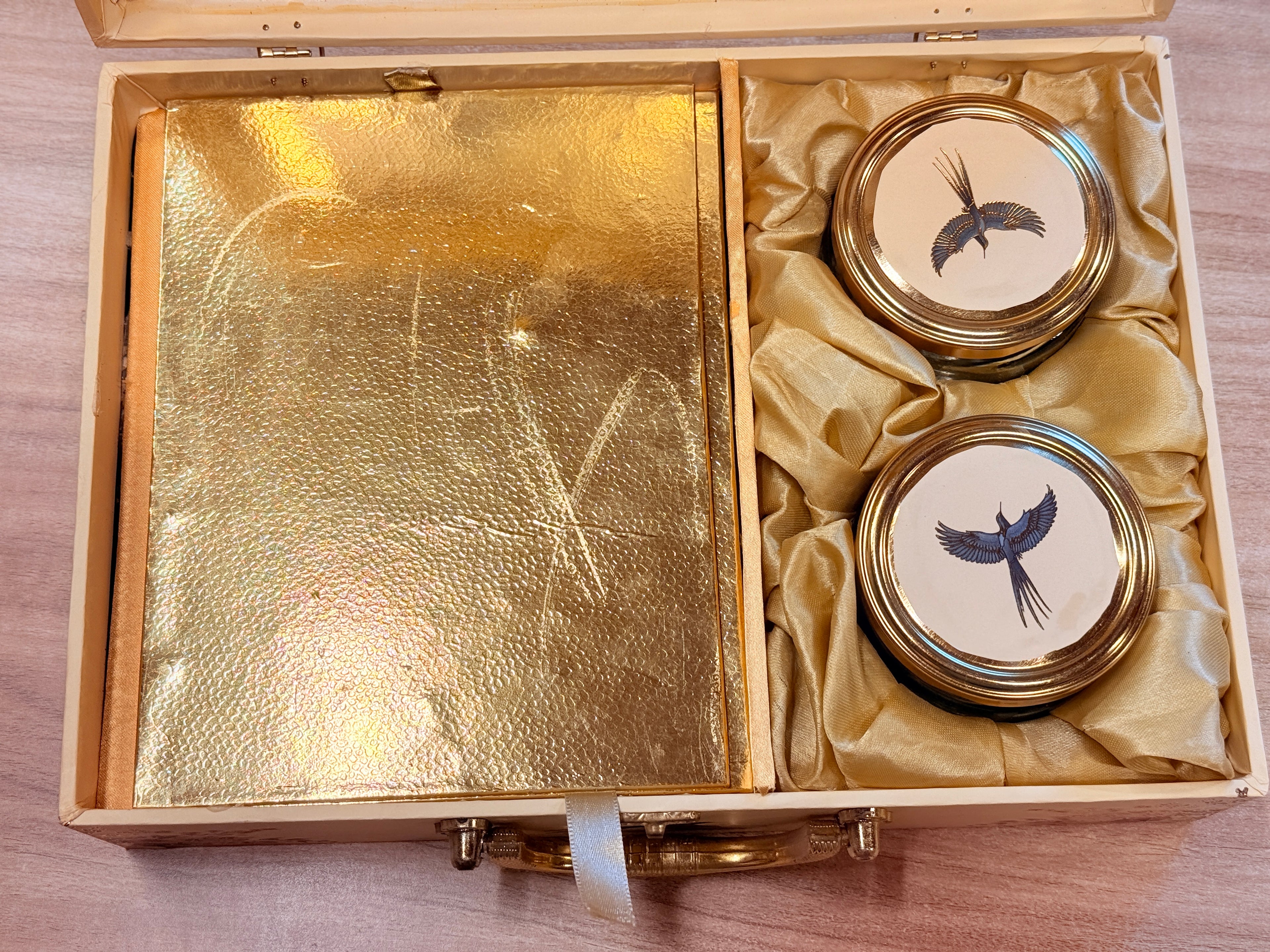 2 Jars 2 MDF Leafs MGI  Royal Printed Gift Box