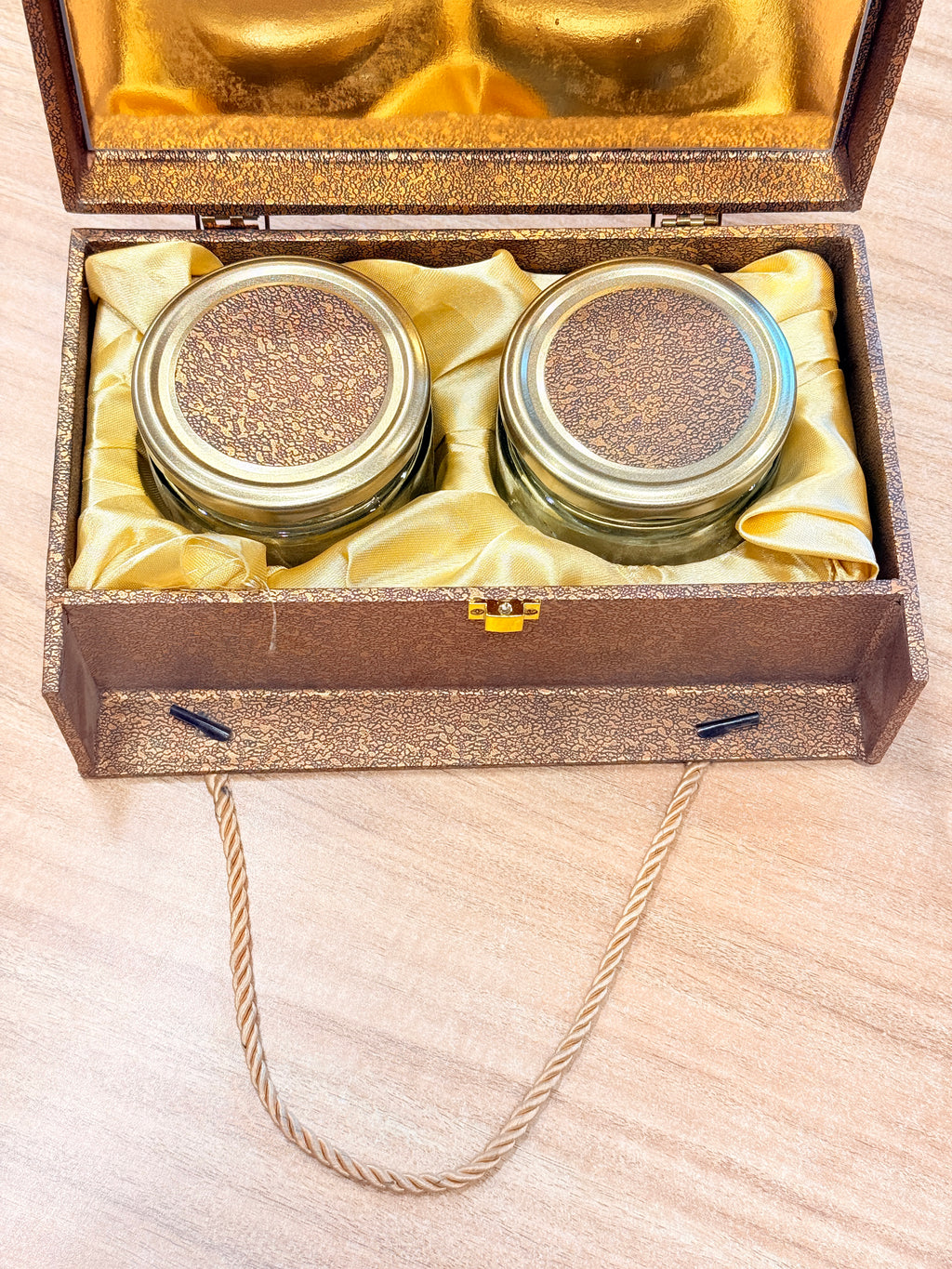 2 Jar Laser Cut Carry Bag Style Box