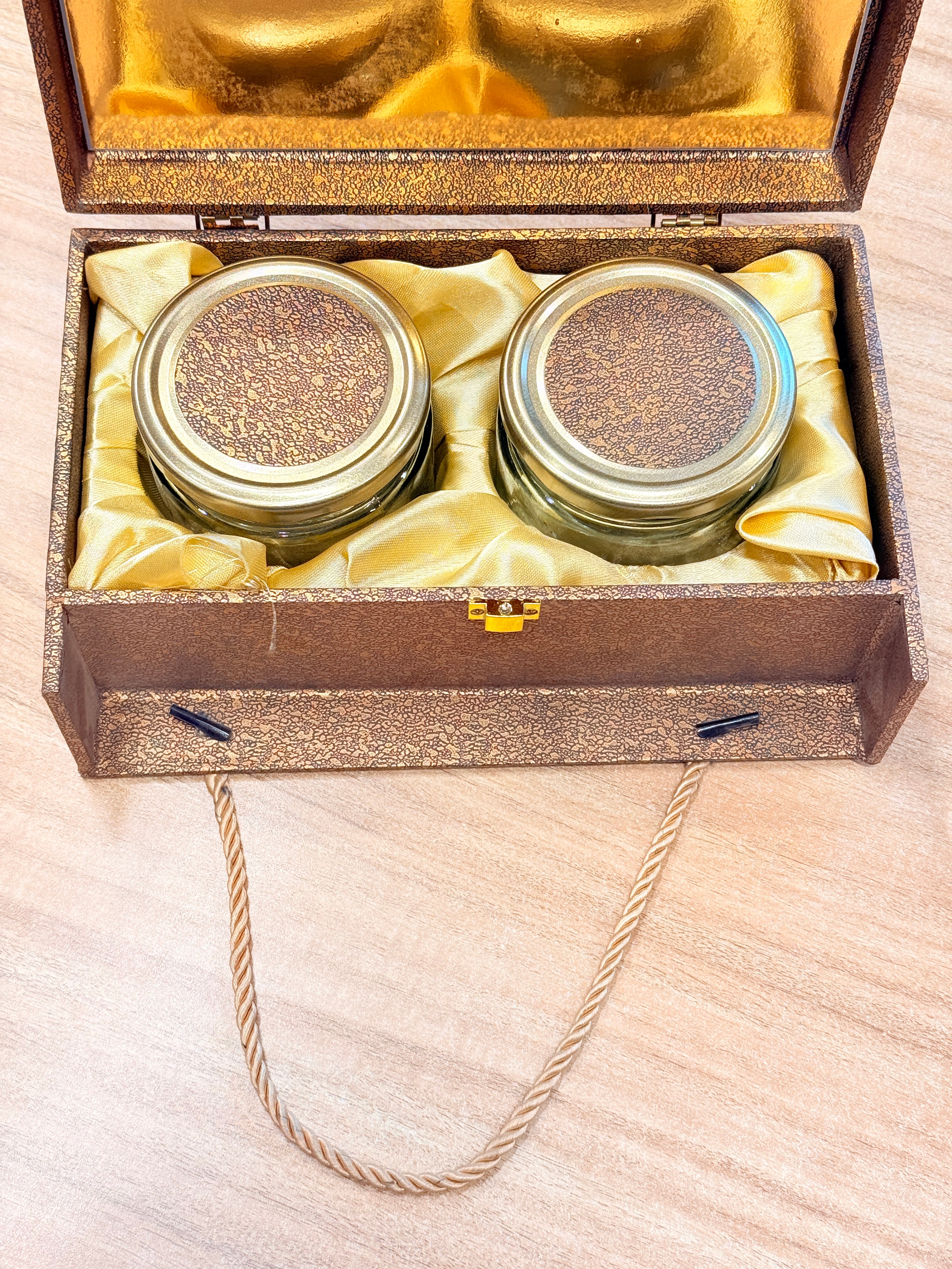 2 Jar Laser Cut Carry Bag Style Box