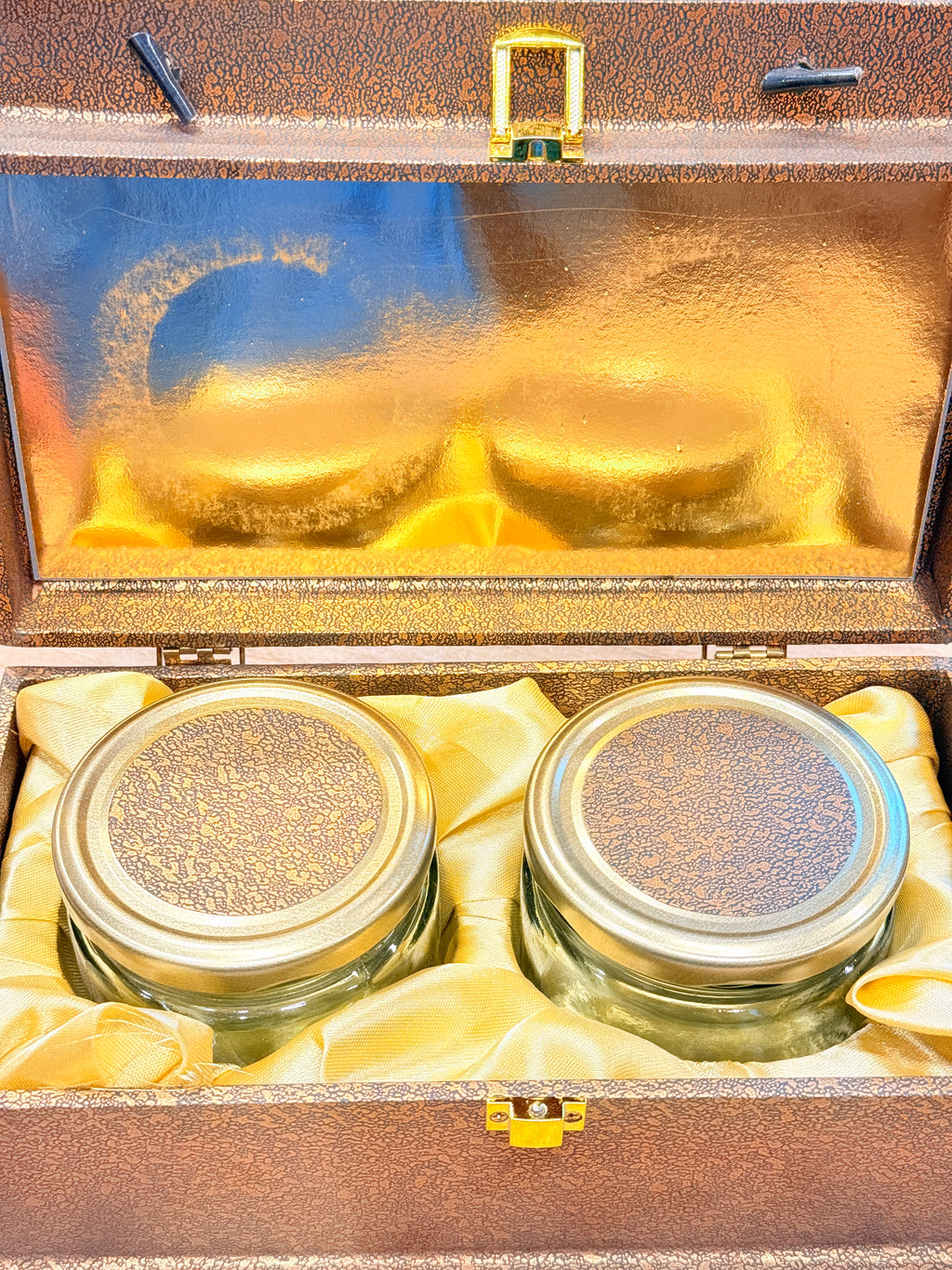 2 Jar Laser Cut Carry Bag Style Box