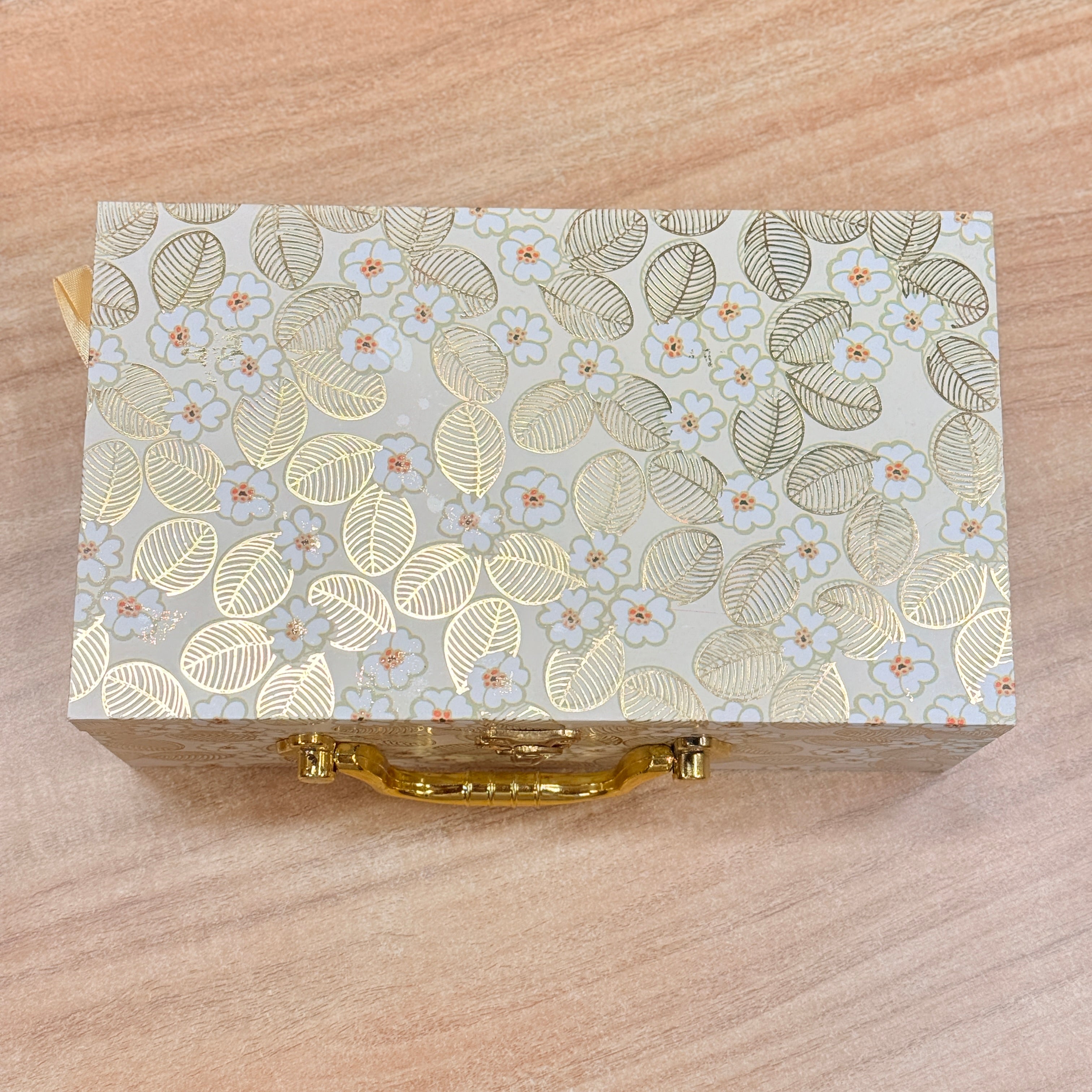 2 Jars New Leaf Foil Hamper Gift Box